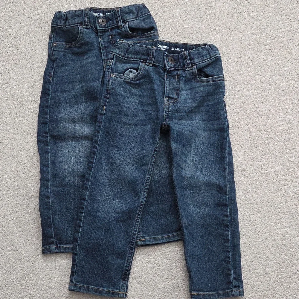 Never Worn OshKosh B'gosh Kids' Dark Blue Jeans (2 pairs)